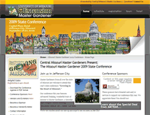 Tablet Screenshot of conference.missourimastergardener.com